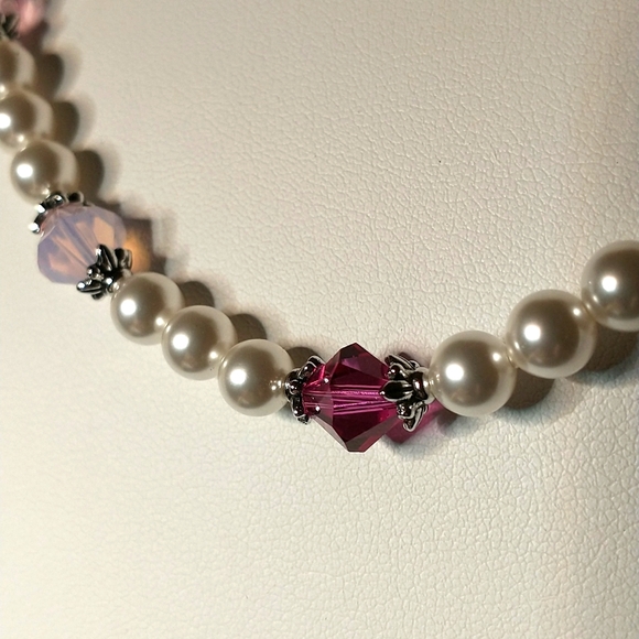 WS2023MAY060 (4M Swarovski Faux Pearl Necklace) main image 0